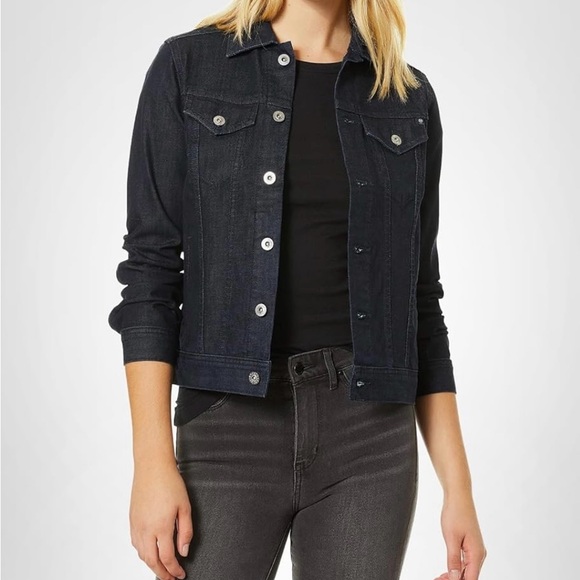 Ag Adriano Goldschmied Jackets & Blazers - NWT AG Adriano Goldschmied Mya Dark Blue Denim Jacket